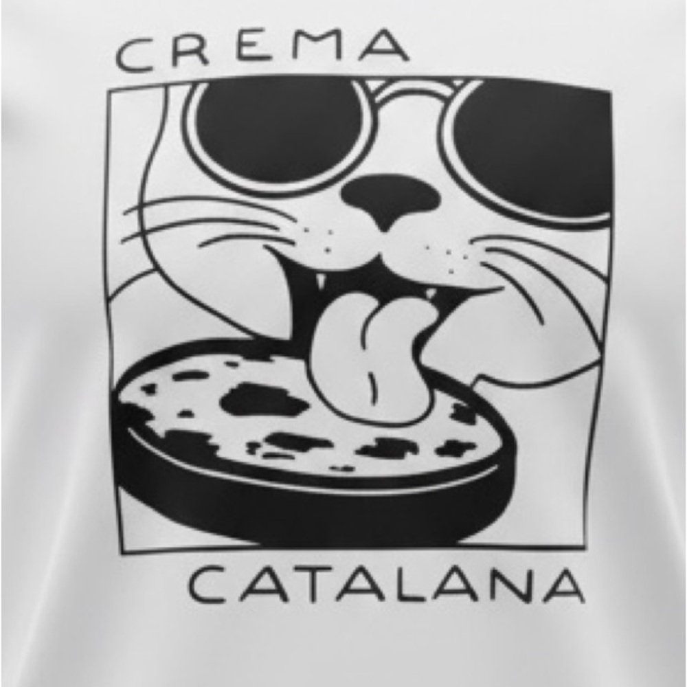 Crema Catalona Spain- CAT Graphic Short Sleeve Tee-Whiteo - Picture 2 of 3